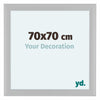 Como MDF Fotokader 70x70cm Wit Mat Voorzijde Maat | Yourdecoration.be