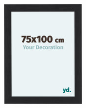 Como MDF Fotokader 75x100cm Zwart Houtnerf Voorzijde Maat | Yourdecoration.be