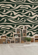 Disney Donald Duck Green Waves Interieur Fotobehang DX4 201 | Yourdecoration.be