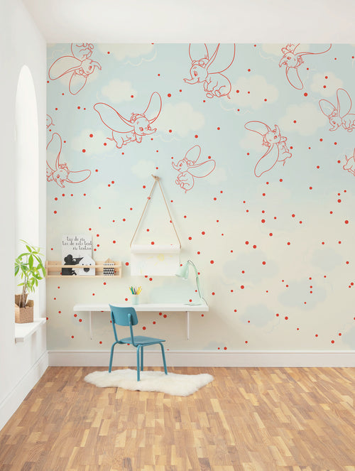 Disney Dumbo Clouds Interieur Fotobehang DX5 246 | Yourdecoration.be