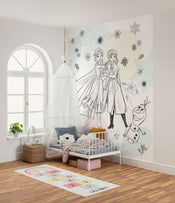 Disney Frozen Sketch Sisters Interieur Fotobehang DX4 223 | Yourdecoration.be