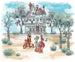Disney Lady and the Tramp Sweet Home Fotobehang DX6 190 | Yourdecoration.be