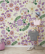 Disney Minnie Mouse Gardening Club Beige Interieur Fotobehang DX5 198 | Yourdecoration.be