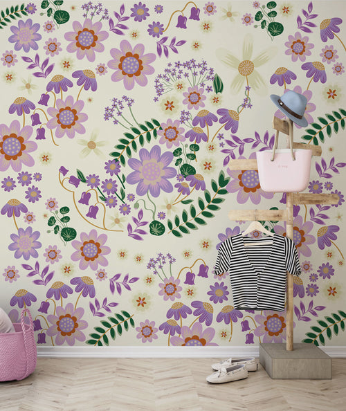Disney Minnie Mouse Gardening Club Beige Interieur Fotobehang DX5 198 | Yourdecoration.be