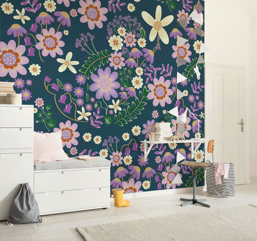 Disney Minnie Mouse Gardening Club Blue Interieur Fotobehang DX5 215 | Yourdecoration.be