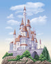 Disney Princess Belle Castle Fotobehang DX4 229 | Yourdecoration.be