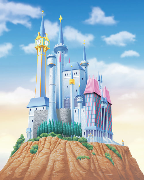 Disney Princess Cinderella Castle Fotobehang DX4 233 | Yourdecoration.be