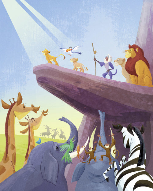 Disney The Lion King Classic Long live the King Fotobehang DX4 222 | Yourdecoration.be