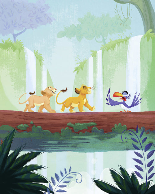 Disney The Lion King Classic Waterfall Fotobehang DX4 220 | Yourdecoration.be