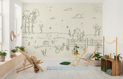Disney Winnie the Pooh Bee at one with Nature Interieur Fotobehang DX8 193 | Yourdecoration.be