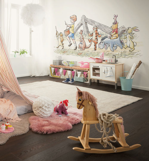 Disney Winnie the Pooh Walk Along Another Path Interieur Fotobehang DX2 172 | Yourdecoration.be