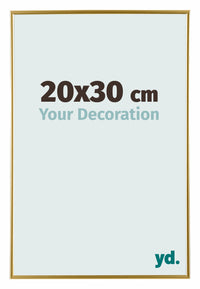 Evry Kunststof Fotokader 20x30cm Goud Voorzijde Maat | Yourdecoration.be