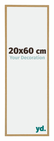 Evry Kunststof Fotokader 20x60cm Beuken Licht Voorzijde Maat | Yourdecoration.be