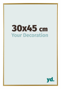 Evry Kunststof Fotokader 30x45cm Goud Voorzijde Maat | Yourdecoration.be