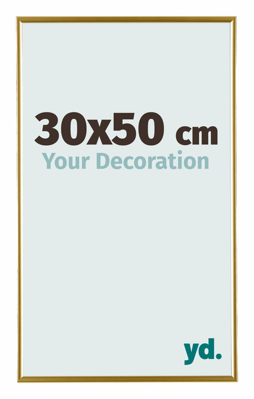 Evry Kunststof Fotokader 30x50cm Goud Voorzijde Maat | Yourdecoration.be