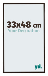 Evry Kunststof Fotokader 33x48cm Antraciet Voorzijde Maat | Yourdecoration.be