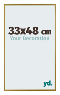 Evry Kunststof Fotokader 33x48cm Goud Voorzijde Maat | Yourdecoration.be