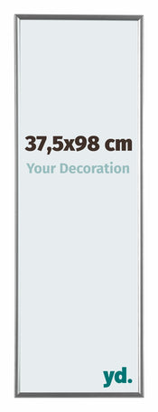 Evry Kunststof Fotokader 37 5x98cm Zilver Voorzijde Maat | Yourdecoration.be