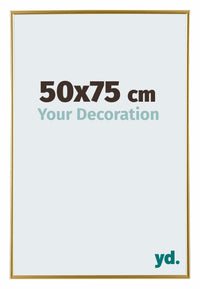 Evry Kunststof Fotokader 50x75cm Goud Voorzijde Maat | Yourdecoration.be