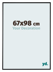 Evry Kunststof Fotokader 67x98cm Zwart Mat Voorzijde Maat | Yourdecoration.be
