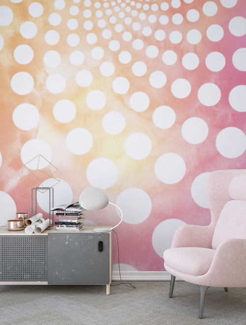 Fotobehang Fibonacci Sunset 250x250cm Komar FLX5 067 Sfeer | Yourdecoration.be
