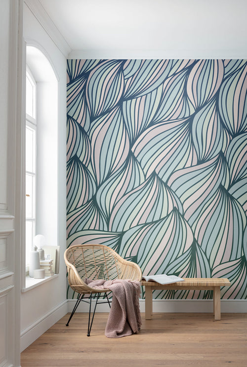 Fotobehang Gentle Waves 250x250cm Komar FLX5 047 Sfeer | Yourdecoration.be