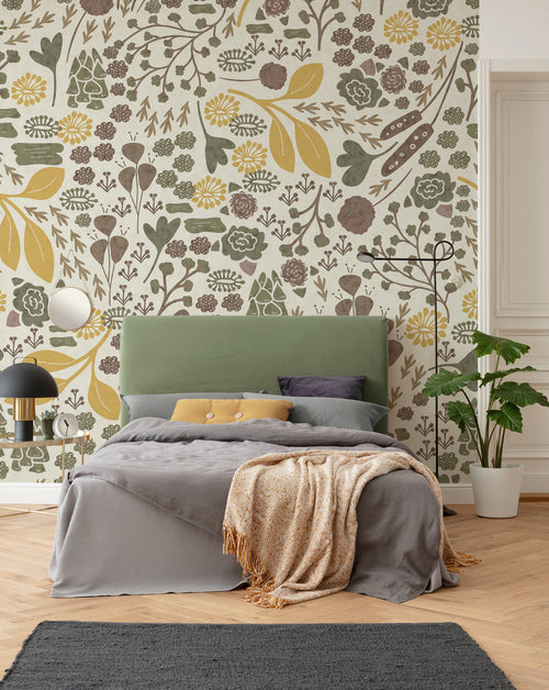 Fotobehang Wild Fields 250x250cm Komar FLX5 048 Sfeer | Yourdecoration.be