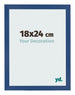 Fotokader 18x24 cm Donkerblauw MDF Bologna Voorzijde Maat | Yourdecoration.be