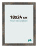Fotokader 18x24 cm Geoxideerd Metaal MDF Bologna Voorzijde Maat | Yourdecoration.be