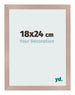 Fotokader 18x24 cm Oudroze MDF Bologna Voorzijde Maat | Yourdecoration.be