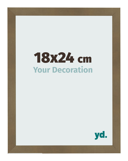 Fotokader 18x24cm Brons Decor MDF Bologna Voorzijde Maat | Yourdecoration.be