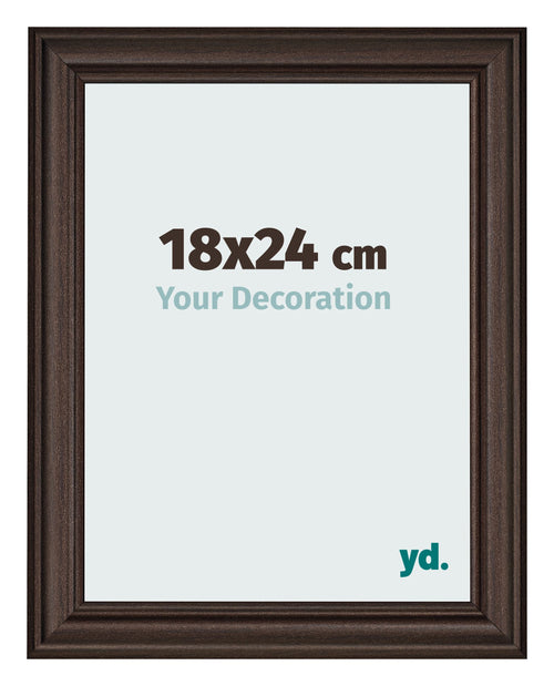 Fotokader 18x24cm Eiken Donker MDF Lazio Voorzijde Maat | Yourdecoration.be