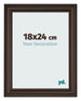 Fotokader 18x24cm Eiken Donker MDF Lazio Voorzijde Maat | Yourdecoration.be