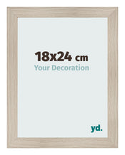 Fotokader 18x24cm Eiken Licht MDF Pisa Voorzijde Maat | Yourdecoration.be