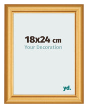 Fotokader 18x24cm Goud Mat MDF Lazio Voorzijde Maat | Yourdecoration.be