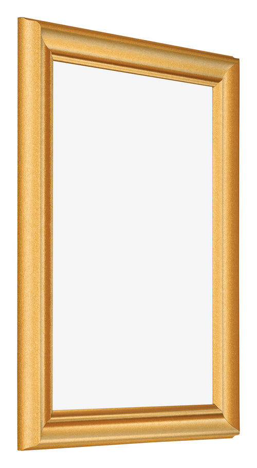 Fotokader 18x24cm Goud Mat MDF Lazio Voorzijde Schuin | Yourdecoration.be