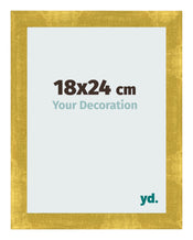 Fotokader 18x24cm Goud Vintage MDF Pisa Voorzijde Maat | Yourdecoration.be
