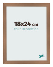 Fotokader 18x24cm Koper Decor MDF Bologna Voorzijde Maat | Yourdecoration.be