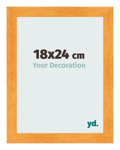 Fotokader 18x24cm Oranje MDF Pisa Voorzijde Maat | Yourdecoration.be