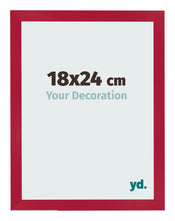Fotokader 18x24cm Rood MDF Bologna Voorzijde Maat | Yourdecoration.be
