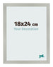 Fotokader 18x24cm Zilver Mat MDF Bologna Voorzijde Maat | Yourdecoration.be