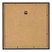 Fotokader 20x20cm Zwart Mat MDF Bologna Achterzijde | Yourdecoration.be