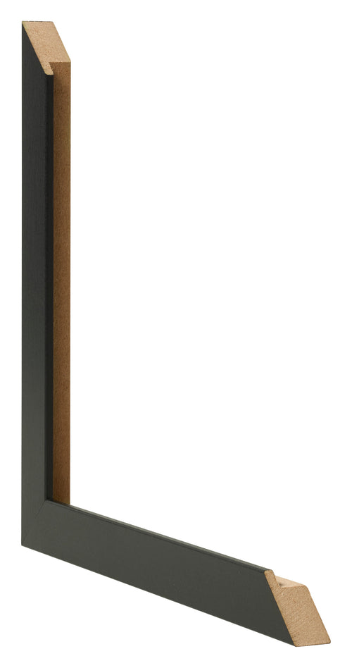 Fotokader 20x20cm Zwart Mat MDF Bologna Detail Doorsnede | Yourdecoration.be
