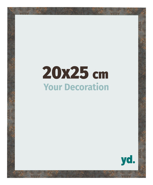 Fotokader 20x25 cm Geoxideerd Metaal MDF Bologna Voorzijde Maat | Yourdecoration.be