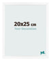 Fotokader 20x25 cm Wit Mat MDF Bologna Voorzijde Maat | Yourdecoration.be