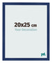 Fotokader 20x25cm Donkerblauw Geveegd MDF Bologna Voorzijde Maat | Yourdecoration.be