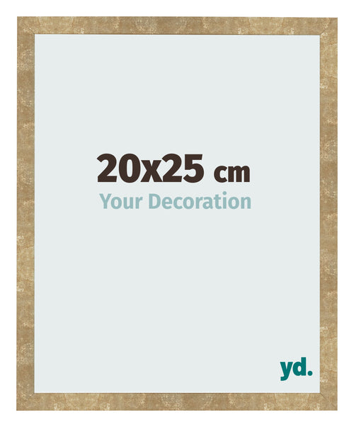 Fotokader 20x25cm Goud Antiek MDF Bologna Voorzijde Maat | Yourdecoration.be