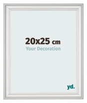 Fotokader 20x25cm Wit Geveegd MDF Lazio Voorzijde Maat | Yourdecoration.be