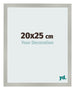 Fotokader 20x25cm Zilver Mat MDF Bologna Voorzijde Maat | Yourdecoration.be