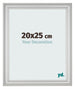 Fotokader 20x25cm Zilver Mat MDF Lazio Voorzijde Maat | Yourdecoration.be